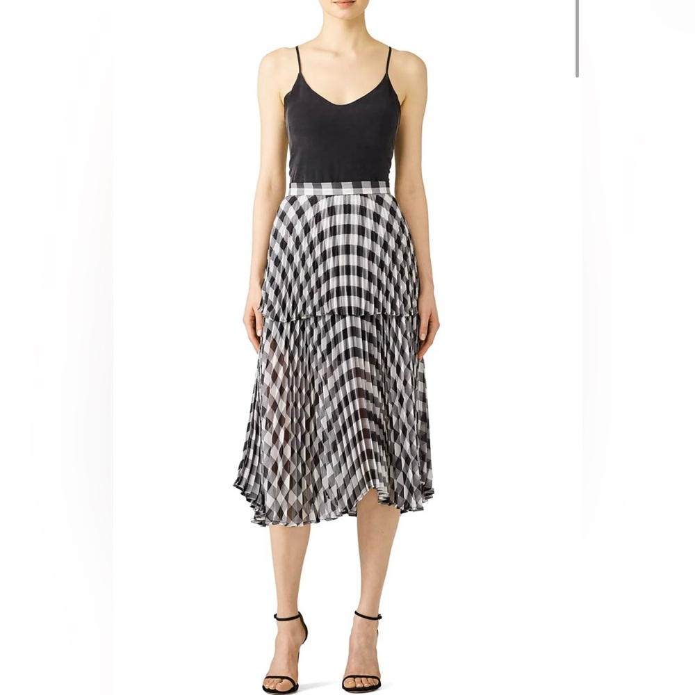 Delfi Collective Gingham Reese Skirt Sz M
